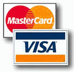 VISA and MasterCard Accepted